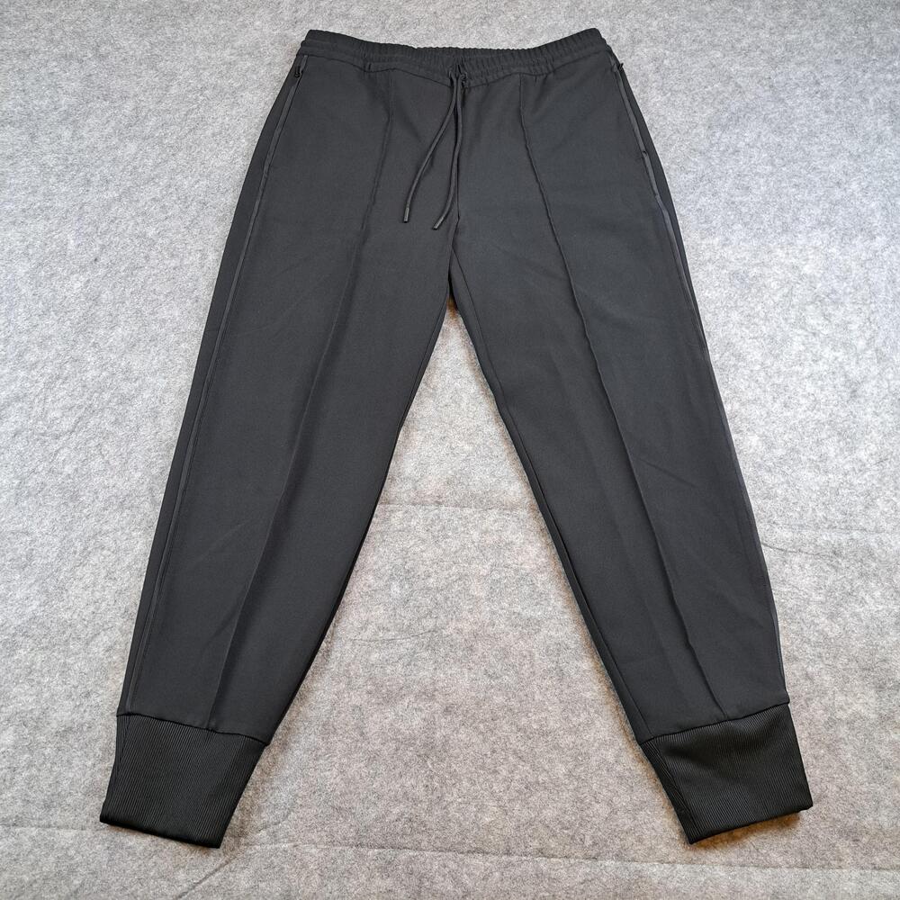 Athleta Pants Womens 8 Black Endeavor Jogger Pull On Pintuck Stretch Ankle